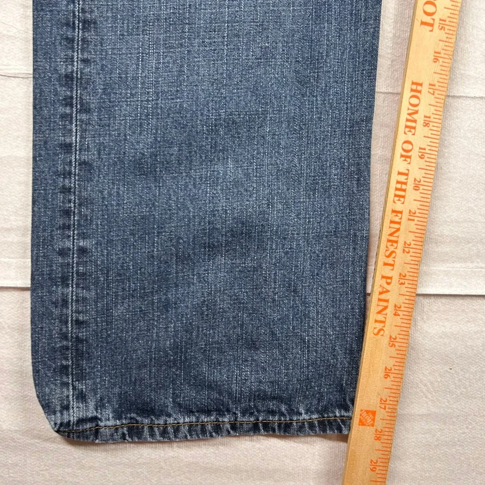 Levis 569 Jeans Mens 38x30 (fits 40x28) Loose Straight Blue Denim Relaxed Skater